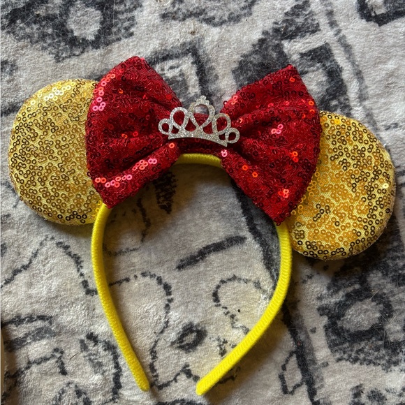 Disney handmade princess Mouse Ear Headbands with Bows - Picture 3 of 3